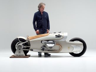 Espectacular moto custom R 18 del customizador Dirk Oehlerking para conmemorar los 100 años de BMW Motorrad.