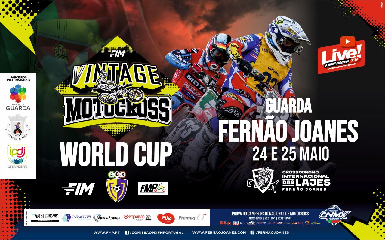 El circuito de motocross Fernão Joanes acogerá la Copa del Mundo de Motocross Vintage de la FIM 2025